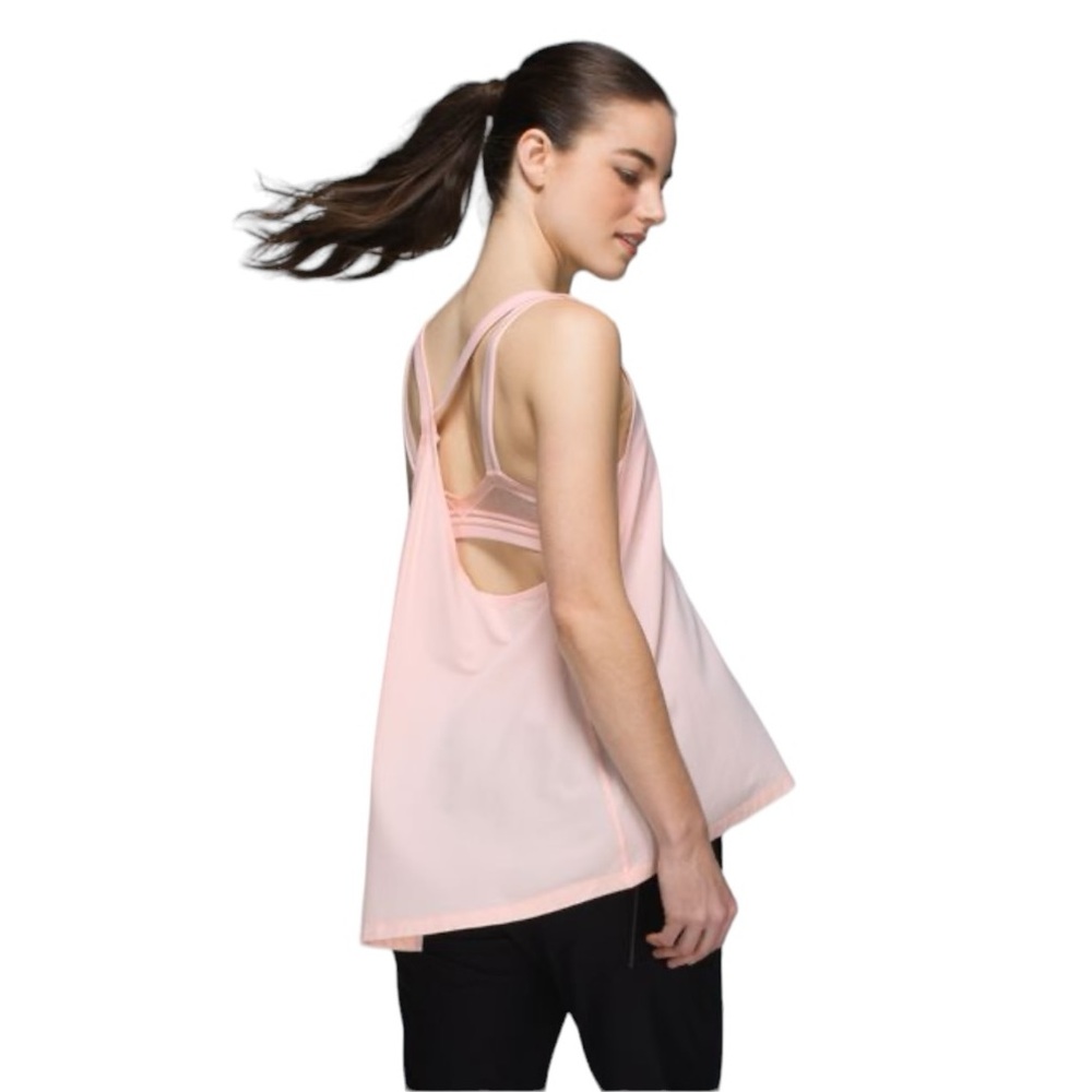 Lululemon Athletica tank top with support bras size 7